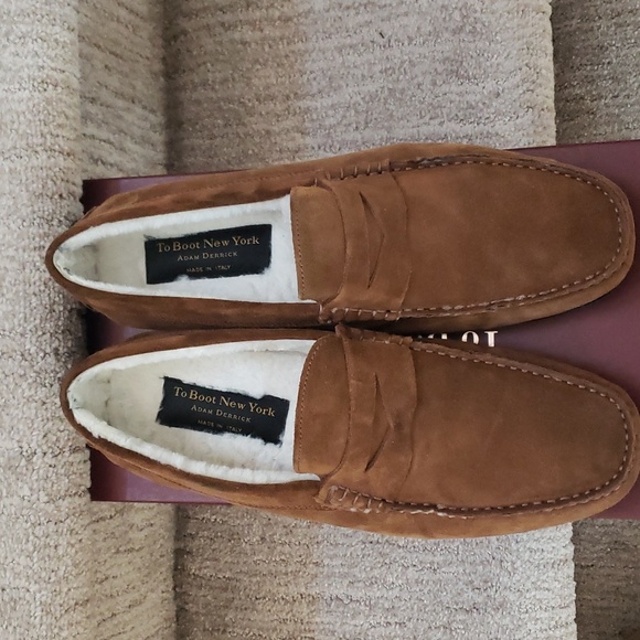 To Boot New York Norse mens shearling lined loafer - Picture 2 of 5